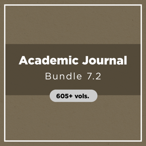 Academic Journal Bundle 7.2 (605+ vols.)