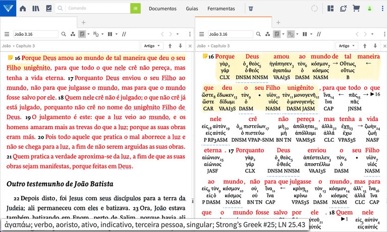 Verbum 9 Portugues Tela Bíblias