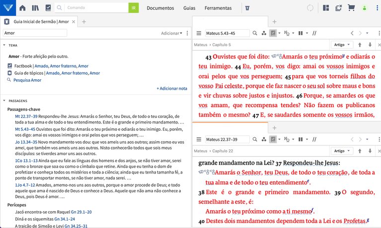 Pesquisa no Gerenciador de Homília Verbum 9 Português