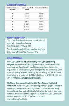 Child Care Assistance is here for Residents of Onondaga Country