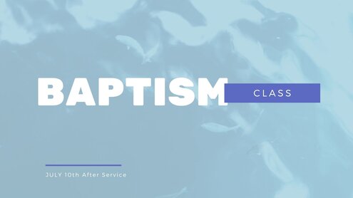 Baptism class (Presentation)