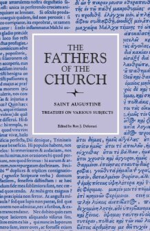 Saint Augustine: Treatises on Various Subjects