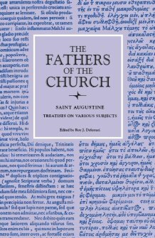 Saint Augustine: Treatises on Various Subjects