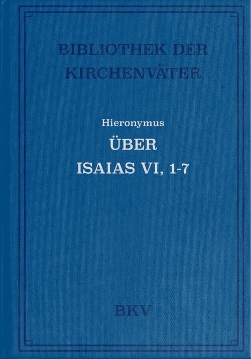 Über Isaias VI, 1–7