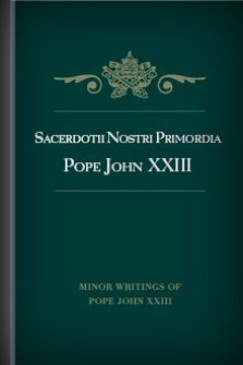 Sacerdotii Nostri Primordia (English)