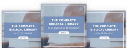 Logos Complete Biblical Library Page Header Lineup