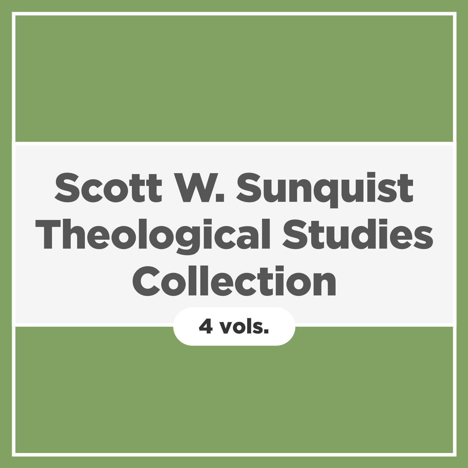 Scott W. Sunquist Theological Studies Collection (4 Vols.) | Logos ...