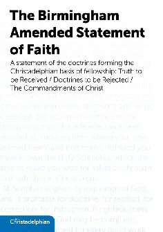 The Birmingham Amended Statement of Faith