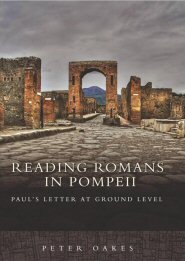 Reading Romans in Pompeii: Paul’s Letter at Ground Level
