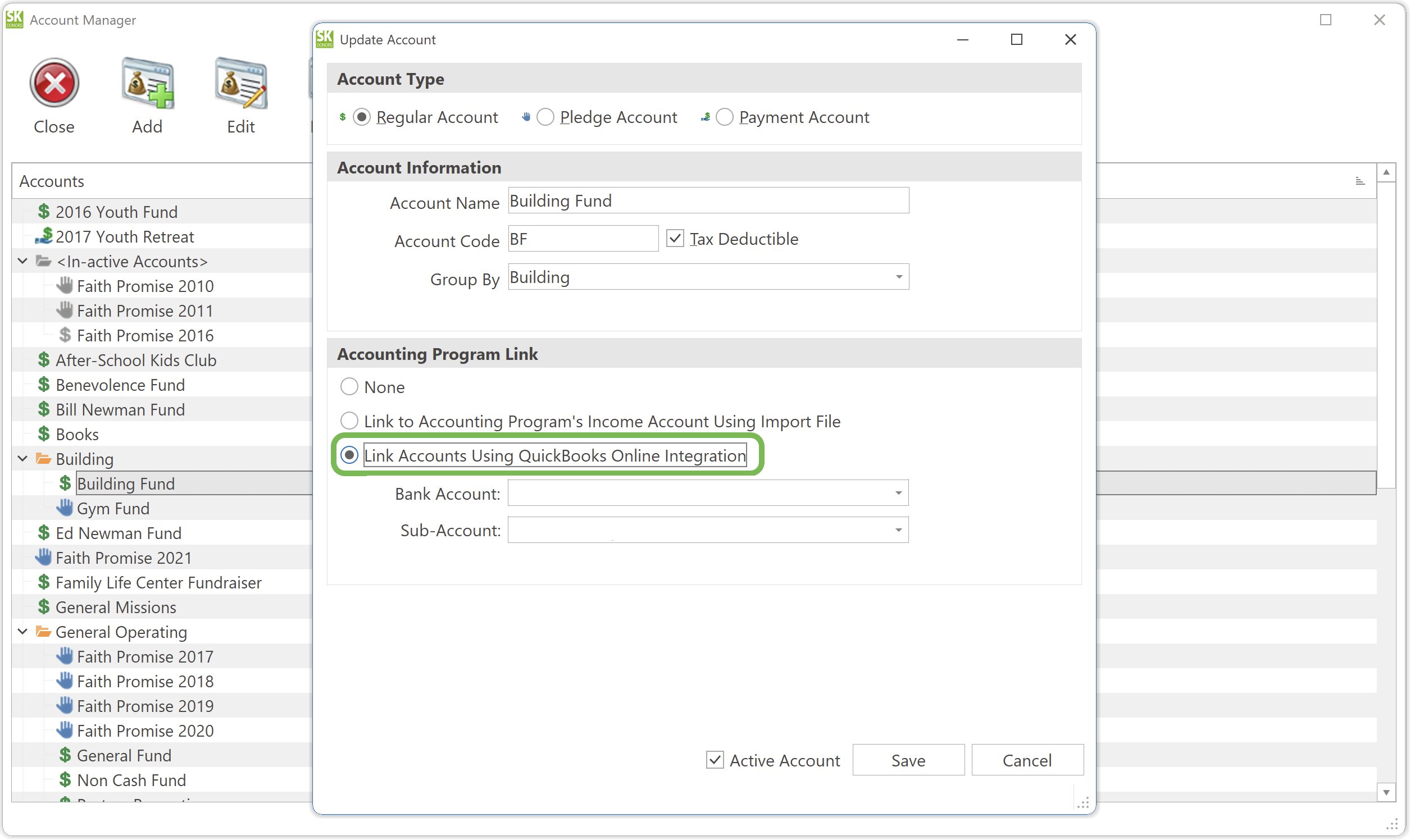 SK8 - Linking With QuickBooks Online