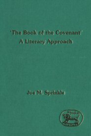 The ‘Book of the Covenant’: A Literary Approach