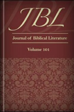 The Journal of Biblical Literature, vol. 101 Logos Bible Software