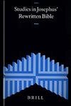 Studies in Josephus' Rewritten Bible
