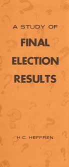 A Study of Final Election Results