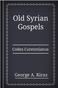 Old Syrian Gospels: Codex Curetonianus