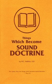 Things Which Become Sound Doctrine
