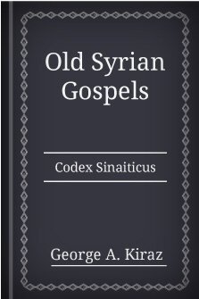 Old Syrian Gospels: Codex Sinaiticus