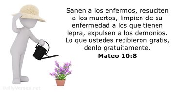 Mateo 10 8