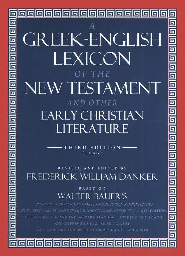 A Greek–English Lexicon of the New Testament and Other Early