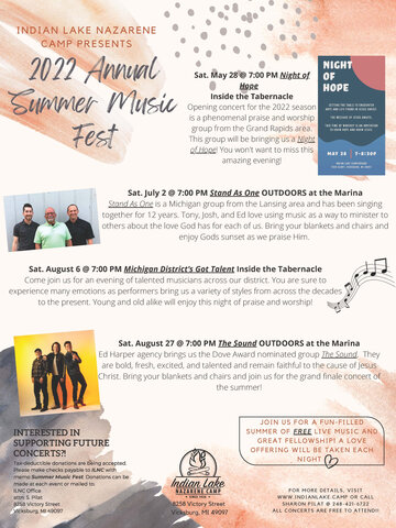 2022 Annual Summer Music Fest ILNC