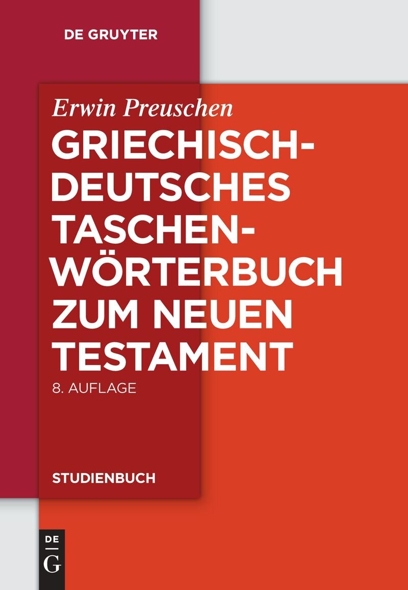 Griechisch-deutsches Taschenwörterbuch zum Neuen Testament