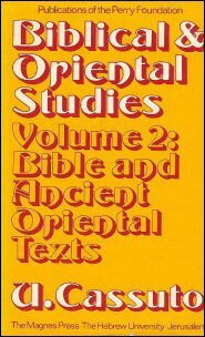 Biblical and Oriental Studies, vol. 2