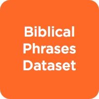 Biblical Phrases Dataset