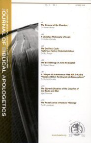 Journal of Biblical Apologetics, vol. 11