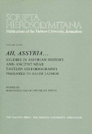 Ah, Assyria . . . Studies in Assyrian History