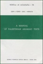 A Manual of Palestinian Aramaic Texts