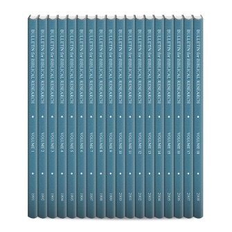 Bulletin for Biblical Research (vols. 1-18)