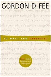 To What End Exegesis?