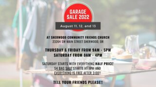 Garage Sale flyer (Presentation (16:9))