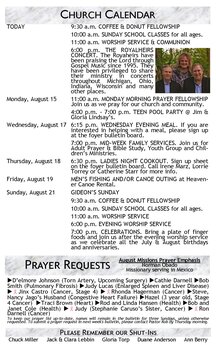 2022.08.14 - Bulletin Page 2