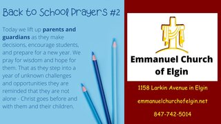 Back To School Prayer 2