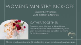 Women's Ministry Kick-Off