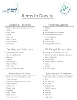 SP Items To Donate