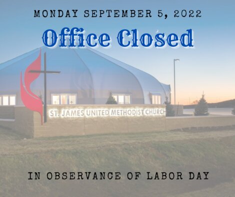 Office Closed For Labor Day