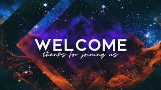 Colorful Space Welcome Wide 16X9