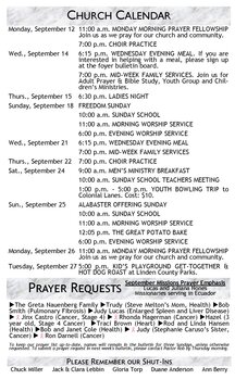 2022.09.11 - Bulletin Page 2