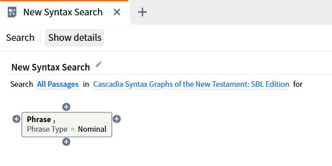 Syntax Search Element Connection Points
