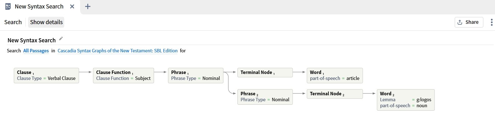 Greek Syntax Search – Logos Help Center