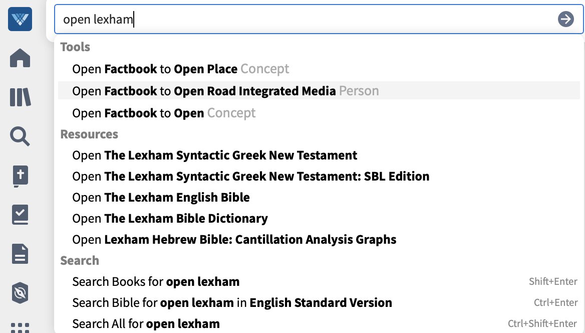 Select Lexham Sentence Resource