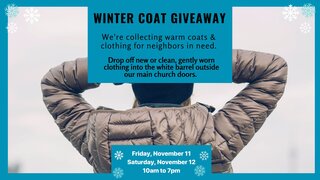 FB Event Coat Collection & Drive