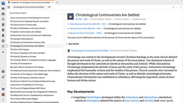 Church History Themes