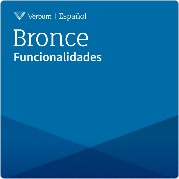 Verbum 10 Bronce (Español) - Conjunto de funcionalidades