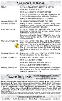 2022.10.09 - Bulletin Page 2