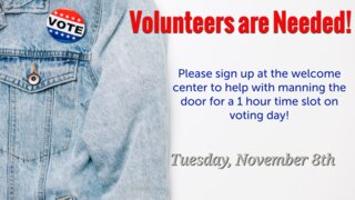 Volunteers Are Needed!