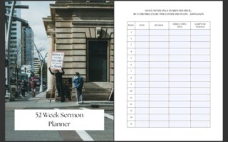 The Pastor's Yearly Planner 2023