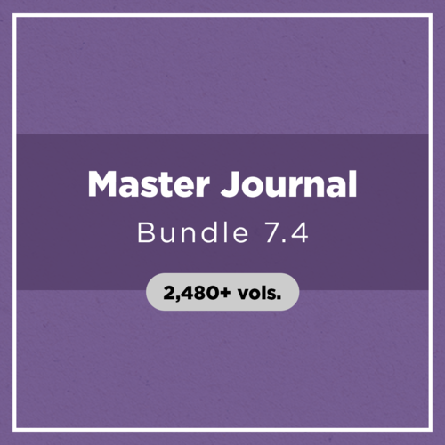 Master Journal Bundle 7.4 (2,480+ vols.)
